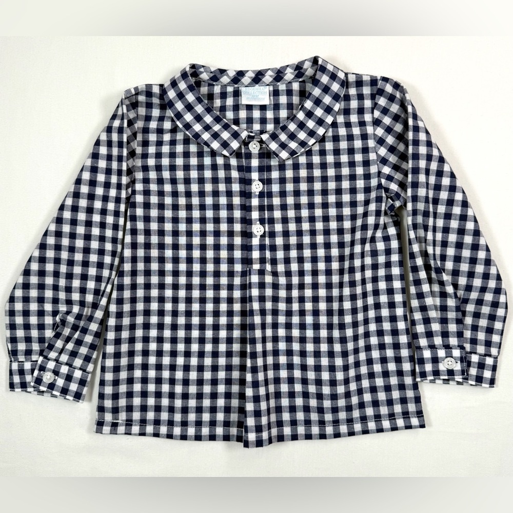 EDGEHILL COLLECTION Baby Boys’ Gingham‎ Plaid Long Sleeve Casual Button Down 18M